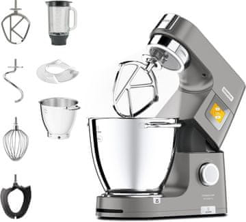 Kenwood Kenwood Titanium Chef Patissier XL KWL90.034SI kuhinjski robot, 7 L posuda, vaga, funkcija grijanja