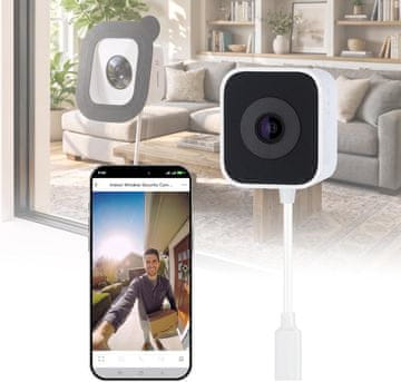 Rollei Rollei 2K Window Security Cam unutarnja nadzorna kamera za prozore