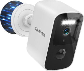 slomart SHANNA 2K 3MP vanjska nadzorna kamera na bateriju, WiFi 5GHz&2.4GHz, magnetski nosač