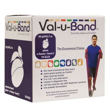 slomart Cando Gimnastička traka (Val-u-Band) - 45 m, šljiva (teška)