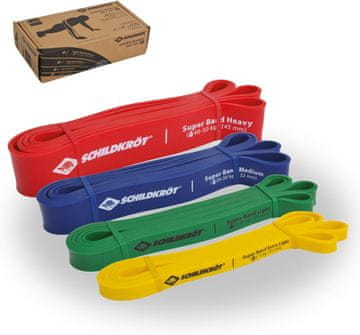 Schildkröt Schildkröt Super Bands - Premium trake za vježbanje (4 razine otpora)