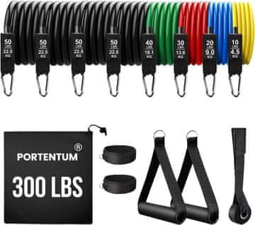 slomart PORTENTUM Resistance Bands - Trake za Yoga, Calisthenics, Gym, Crossfit, Pilates