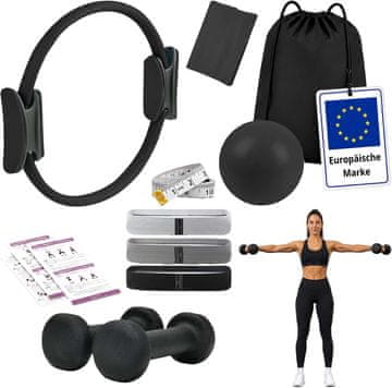 slomart Relaxdays Pilates Set - 11-dijelni, odabir boje