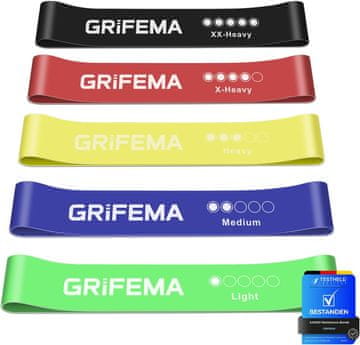 slomart GRIFEMA set 5 traka za fitnes s vrećicom za pohranu