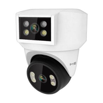 slomart WiFi kamera Kruger&Matz Connect C180 PTZ 360 2K, dvostruki objektiv, Noćni vid u boji, Audio, AI