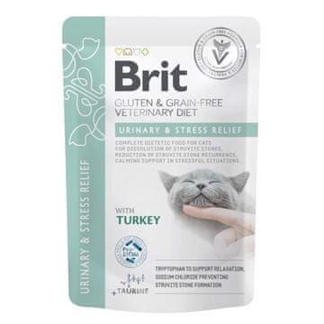 Brit BRIT VD Urinary and Stress Relief Pouch - mokra hrana za mačke - 12x85g