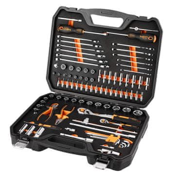 slomart NOL set nasadnih ključeva 95 kom, 1/4", 1/2", CrV, EVA pjena