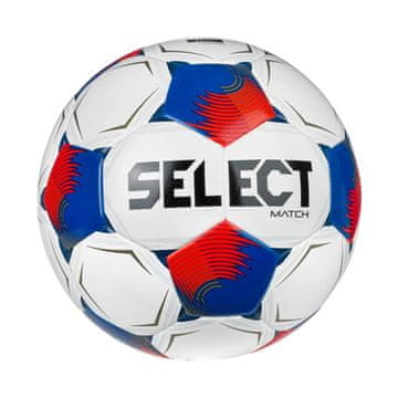 slomart Select FB Match v26 lopta za nogomet, FIFA Basic, bijelo-plavo-crvena