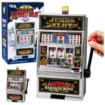 slomart LEAN TOYS Automat za igre Slot / Kasica, sa svjetlima i zvukovima