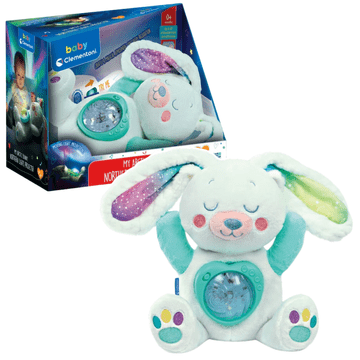 Clementoni Plišasti projektor Arctic Bunny Aurora Borealis 17594