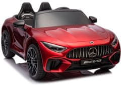 AUTONA LEAN CARS Mercedes AMG SL63 Akumulatorski auto, crveni lakirani