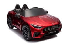 AUTONA LEAN CARS Mercedes AMG SL63 Akumulatorski auto, crveni lakirani