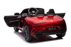 AUTONA LEAN CARS Mercedes AMG SL63 Akumulatorski auto, crveni lakirani