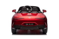 AUTONA LEAN CARS Mercedes AMG SL63 Akumulatorski auto, crveni lakirani