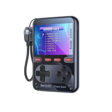Northix Yesido Draagbare Retro Game Console Powerbank 10000mAh 20W + Lightning-kabel