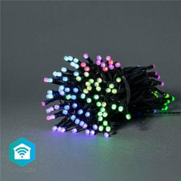 Nedis SmartLife Božićna Rasvjeta Niz Wi Fi RGB 168 LED dioda 20 0 m Android IOS