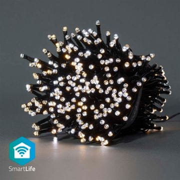 Nedis SmartLife Božićna Rasvjeta Niz Wi Fi Toplo do hladno bijela 400 LED dioda 20 0 m Android IOS