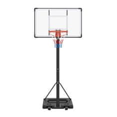Northix Prijenosni košarkaški koš, podesivi 1,6-3 m, ploča od 109 cm