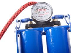 Verkgroup Nožna pumpa s manometrom i dva klipa 7 bara / 100 PSI