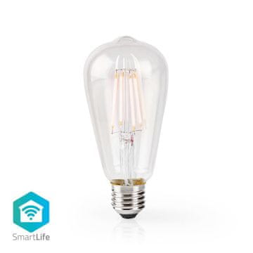 Nedis SmartLife LED vintage lampa Wi Fi E27 500 lm 5 W Toplo bijela 2700 K Staklo Android IOS ST64 1 kom