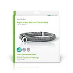 Nedis Crijevo za usisavač | 32 mm | 1,80 m | Plastika | Siva