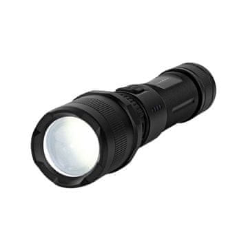 Nedis LED svjetiljka | Na baterije | 3,7 V DC | 10 W | Ugrađene litij-ionske | baterije uključene | Punjiva | Naznačeni svjetlosni tok: 1000 lm | Domet osvjetljenja: 110 m | Kut snopa: 9,5 °
