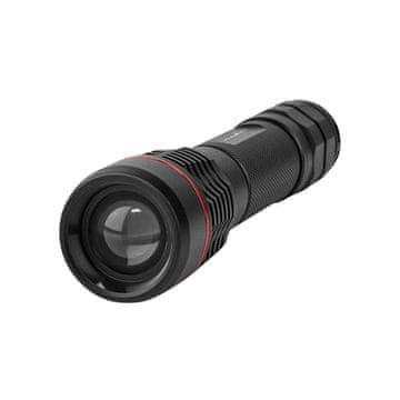 Nedis LED svjetiljka | Na baterije | 3,7 V DC | 10 W | Ugrađene litij-ionske | baterije uključene | Punjiva | Naznačeni svjetlosni tok: 1000 lm | Domet osvjetljenja: 200 m | Kut snopa: 10 °