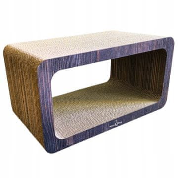 Pravokutna grebalica za mačke XL | smeđa | 53x28x30 cm |
