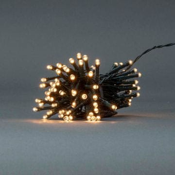 Nedis Božićna svjetla | Niz | 48 LED dioda | Toplo bijela | 3,60 m | Svjetlosni efekti: 7 | Za unutrašnju ili vanjsku upotrebu | Na baterije