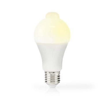 Nedis LED žarulja E27 | A60 | 8,5 W | 806 lm | 3000 K | Bijela | Retro stil | Mat | Detektor pokreta | 1 kom.