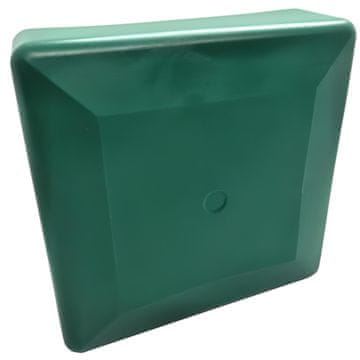 Vanjska završna kapa za profil, kapa, krovna, 100x100, 20 KOM, ZELENA