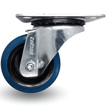 Okretni kotač, set kotača, 80 mm, 100 kg, JPPB 0801 PLAVA, guma
