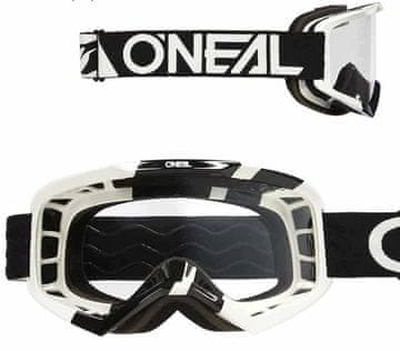 O'NEAL VAULT SOLID MOTOCROS NAOČALE, bijele i crne, MTB, Enduro, ATV