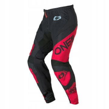 O'Neal Element Racewear hlače crno/crvene 36