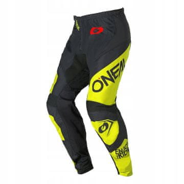 O'Neal Element Racewear crno/žute hlače 30