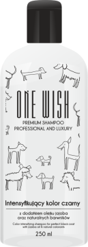 ONE WISH šampon za crnu i tamnu dlaku 250 ml