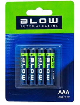 Blow Super Alkaline AAA LR3 baterije, 4 komada, blister