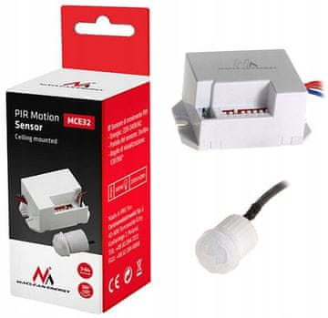 Maclean PIR senzor pokreta s vanjskim senzorom 800W 360° MCE32