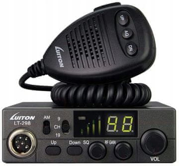 It LT-298 CB radio 12/24V AM/FM RF pojačanje ASQ kompaktni