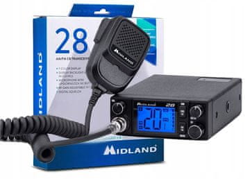 CB radio Midland 28 Multistandard 12/24V VOX