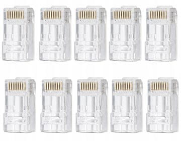 RJ45 UTP utikači cat 5e 8P8C 10 komada Conotech