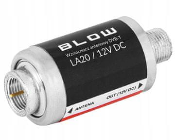 Blow LA20 DVB-T2 linearno antensko pojačalo 20 dB 12V F konektori