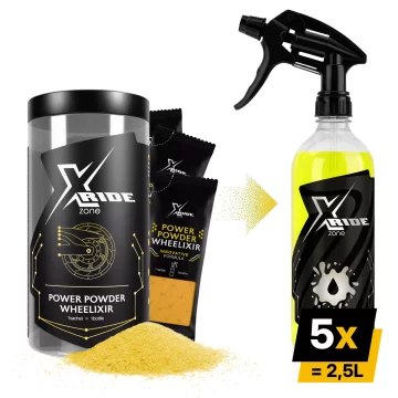 One KONCENTRAT ZA ČIŠĆENJE FELGI ZA MOTOCIKLE 5X500ML 2.5L PRAŠINE ZA KOČNICE