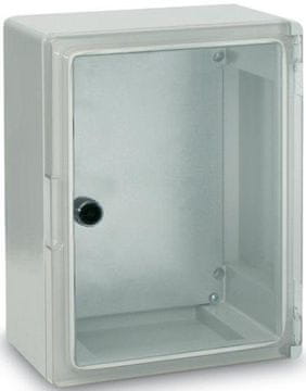 BE Hermetičko kućište SWD prozirna vrata 210x280x130, izrađeno od materijala