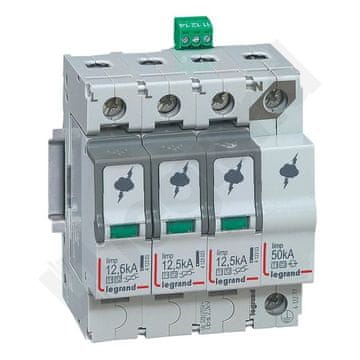 LEGRAND Odvodnik prenapona T1+T2 12,5/60 3P+N