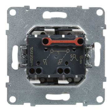 LEGRAND Prekidač za svijeću - 10 AX - 250 V~ - automatski priključci, BIJELI SUNO