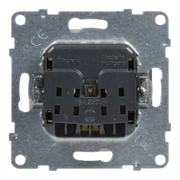 LEGRAND Utičnica 2P+Z - 16 A - 250 V~ - vijčani terminali, BIJELA SUNO