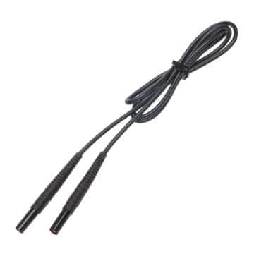 One 1,2 m crni 1 kV kabel (banana utikači)
