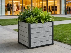 Bello Giardino Vrtna posuda Praktična cvjetna posuda Kvadratna cvjetna posuda 73x73x70,5 cm