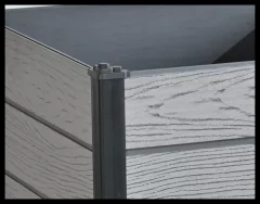 Bello Giardino Vrtna posuda Praktična cvjetna posuda Kvadratna cvjetna posuda 73x73x70,5 cm